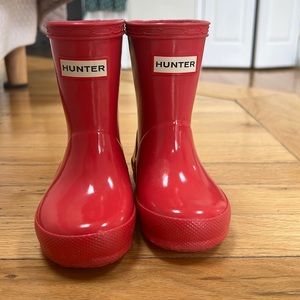 Pink Hunter Boots Toddler 4